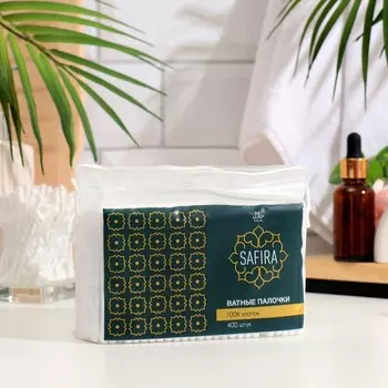 Ватные палочки SAFIRA Halal, в пакете, 400 шт
