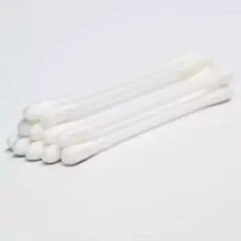 Ватные палочки, стакан 200 шт., пластик, белая