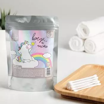 Ватные палочки «Вжух и всё чисто» 100шт