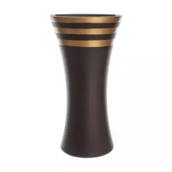 Ваза 37 см, матовый/чёрный