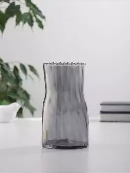 Ваза «Агнес», классик, 179 см, стекло, серая