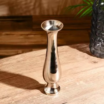 Ваза алюминий "Классика" 6,5х6,5х25 см