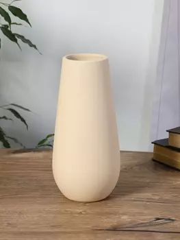 Ваза «Банни», 24.511 см, d=7.5 см, керамика, белая