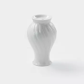 Ваза «Белая», 15.5 см, фарфор