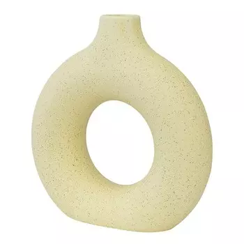 Ваза Bergenson Bjorn Rund, 19.3 см, цвет песочный