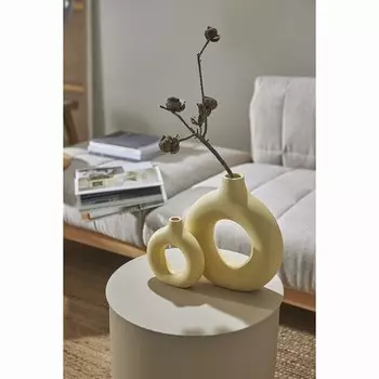 Ваза Bergenson Bjorn Rund, 23.3 см, цвет песочный