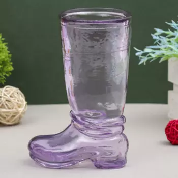 Ваза «Ботфорт», 460 мл, 18.58.511 см, стекло, сиреневая