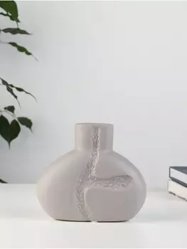 Ваза «Бранвен», 650 мл, 1515 см, керамика, серая