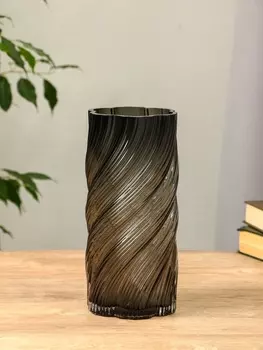 Ваза «Бриджит», 2411 см, стекло, серая