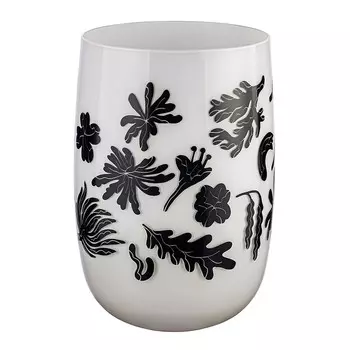 Ваза Crystalex, высота 20.5 см, цвет белый