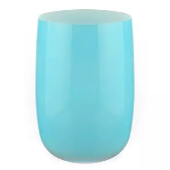 Ваза Crystalex, высота 20.5 см, цвет голубой