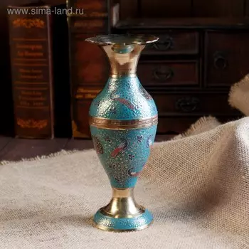 Ваза "Цветок" латунь 8х8х21 см