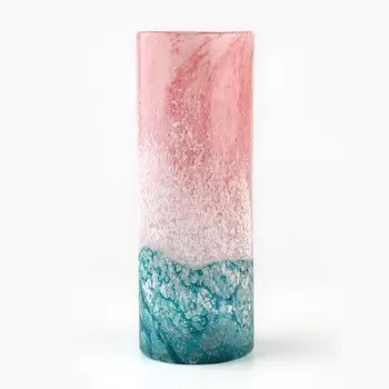 Ваза для цветов «Бриз» из цветного стекла 311212 см