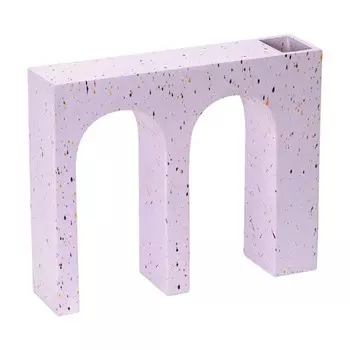 Ваза для цветов Doiy Acquedotto, двойная, 22 см, цвет лиловый