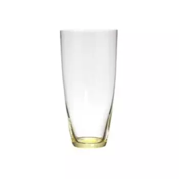 Ваза для цветов, жёлтое дно, 25 см