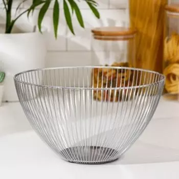 Фруктовница Доляна, 252513,5 см, цвет хром