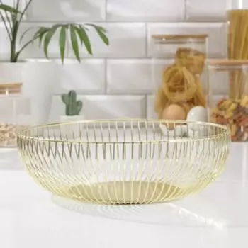 Ваза для фруктов Доляна «Империя», 28×28×9 см