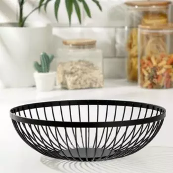 Фруктовница Доляна «Лофт», 28288 см, чёрная