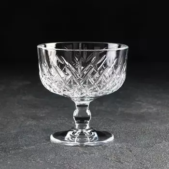 Ваза для мороженого стеклянная, 250 мл