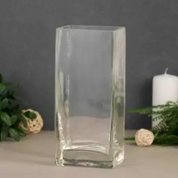 Ваза «Евстигней», 81022 см, стекло, прозрачная