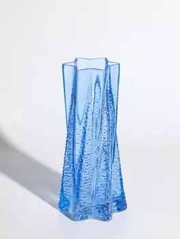 Ваза «Флоранс», 25119 см, стекло, голубая