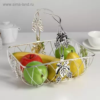 Ваза-фруктовница «Виноград», 27×21 см