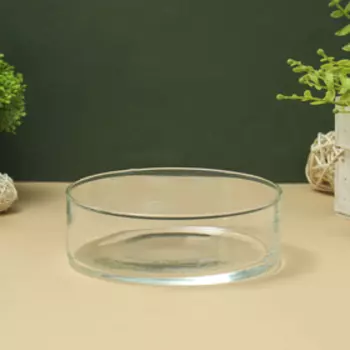 Ваза "Гранд" 5х15см, 0,5л прозрачная