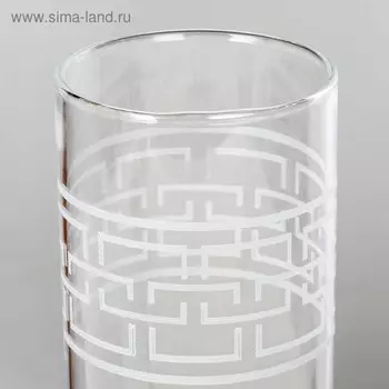 Ваза гравированная "Браслет" d-7.5см, h-26,5