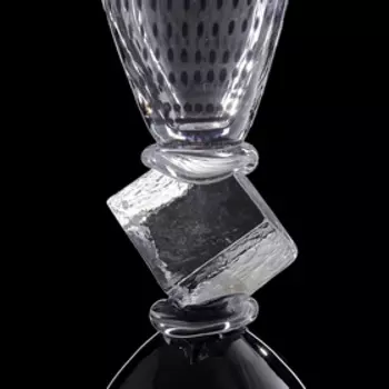 Ваза интерьерная "Kostka Glass", 50 см