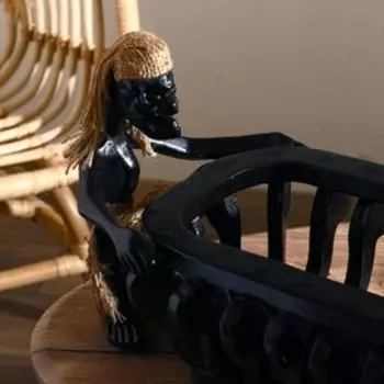 Ваза из дерева "Совещание" 60х27х30 см