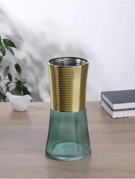 Ваза «Кэли стиль», талия, 2411 см, стекло, зелёная