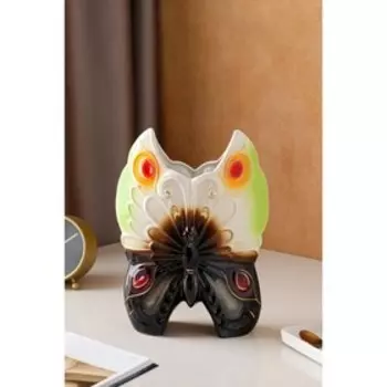 Ваза керамическая "Бабочка", настольная, разноцветная, 30 см