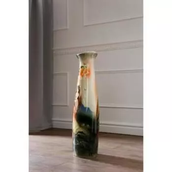 Ваза керамическая "Диана", напольная, японка, 66 см, авторская работа