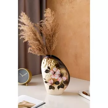 Ваза керамическая "Магнолия", настольная, 26 см