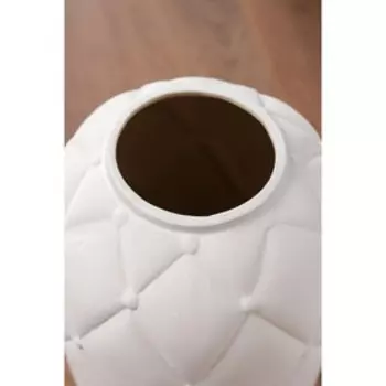 Ваза керамическая "Сигара", напольная, матовая, белая, 47 см