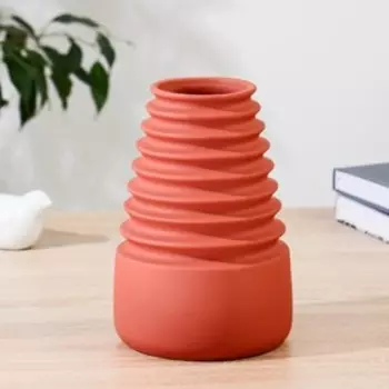 Ваза керамика "Беат" H=20 см, d=8см кирпичный