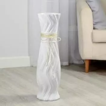 Ваза напольная «Флавия», 1660 см, керамика, белая