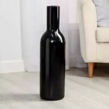 Ваза керамика напольная "Иллюзия" бутыль, 8,5х60 см