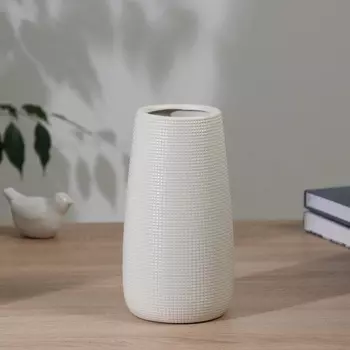 Ваза «Адельмо», 20.59.5 см, керамика, белая