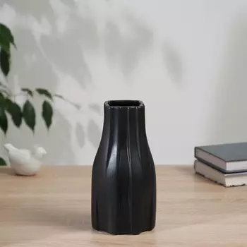 Ваза «Аллесио», 2010 см, керамика, чёрная