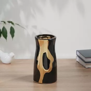 Ваза «Аннар», 189.5 см, керамика, чёрная