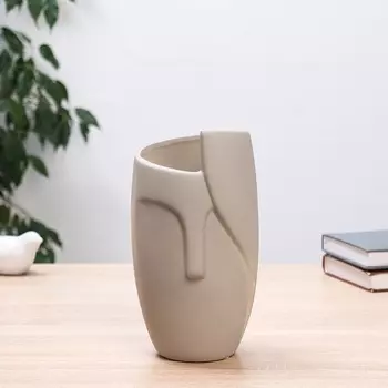 Ваза «Бруно», 2311 см, керамика, серая