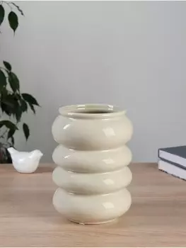 Ваза «Даниель», 121219.5 см, керамика, серая