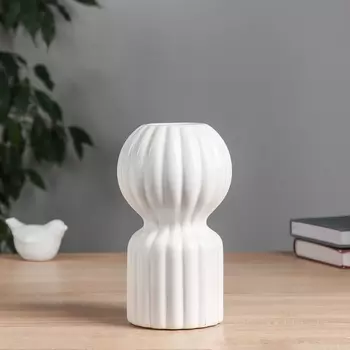 Ваза «Кэйлн», 209.5 см, керамика, белая