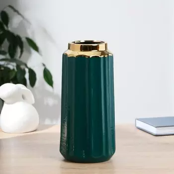 Ваза «Калей», d=8 см, 2511 см, керамика, зелёная