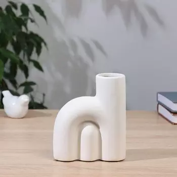 Ваза «Кирстен», 16513 см, керамика, белая