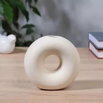 Ваза «Линд», 12511.5 см, керамика, белая