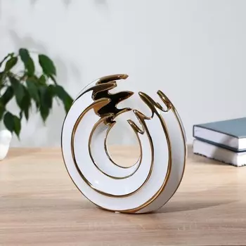 Ваза «Мэнди», h=19 см, керамика, белая