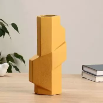 Ваза керамика настольная "Мирей" 8х12х27 см, микс