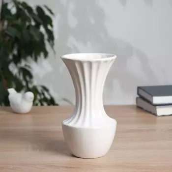 Ваза «Тьяго», феерия, 188.5 см, керамика, белая